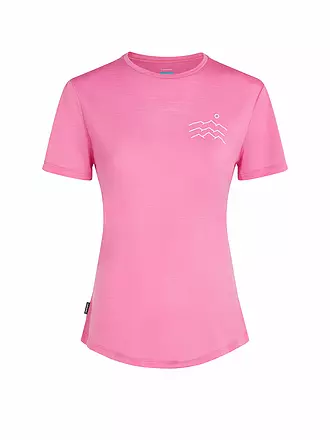 ICEBREAKER | Maglietta funzionale da donna Across 125 Cool | rosa